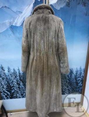Перекрой норковой шубы с поясом - 3