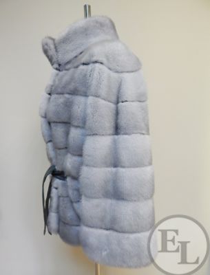 Куртка из голубой норки - 2