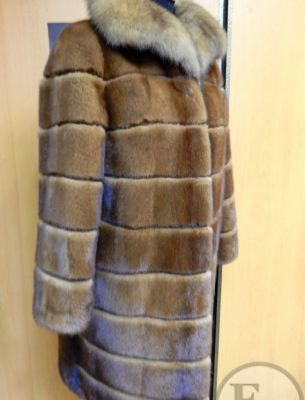 Перекрой. Рыжая норка, расшивка замшей - 1