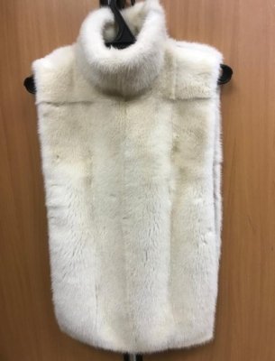 Перекрой шубы из норки в манишку
