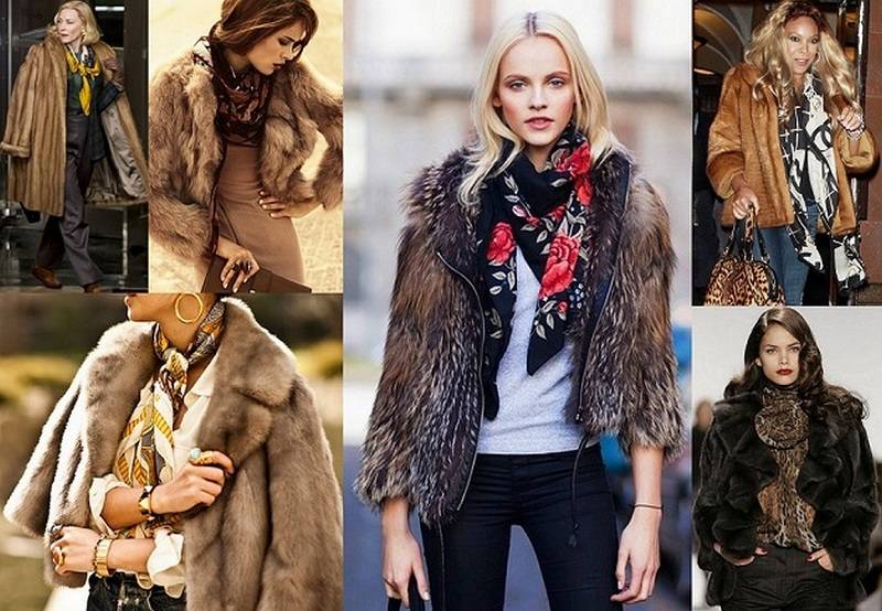 Шубы и платок